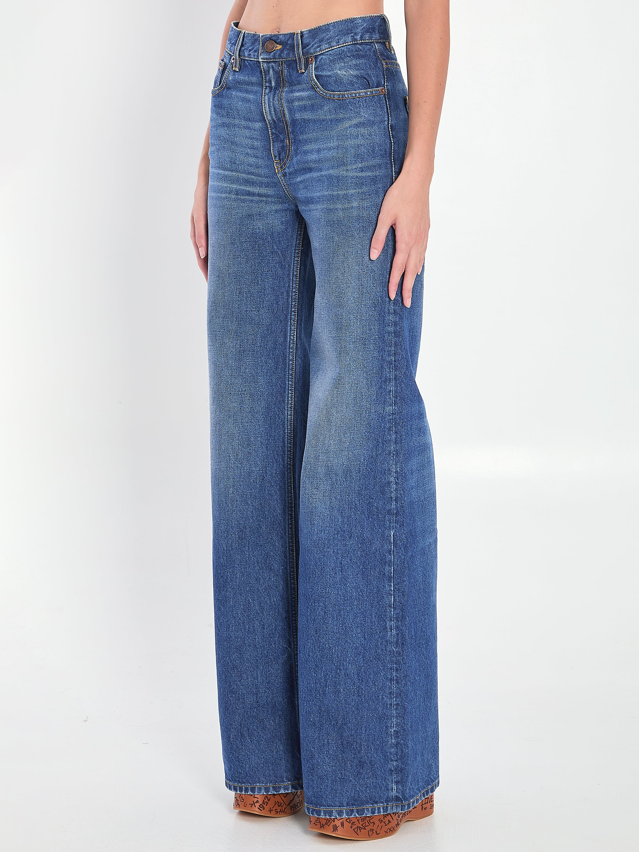 CHLOE 25 wide-leg jeans