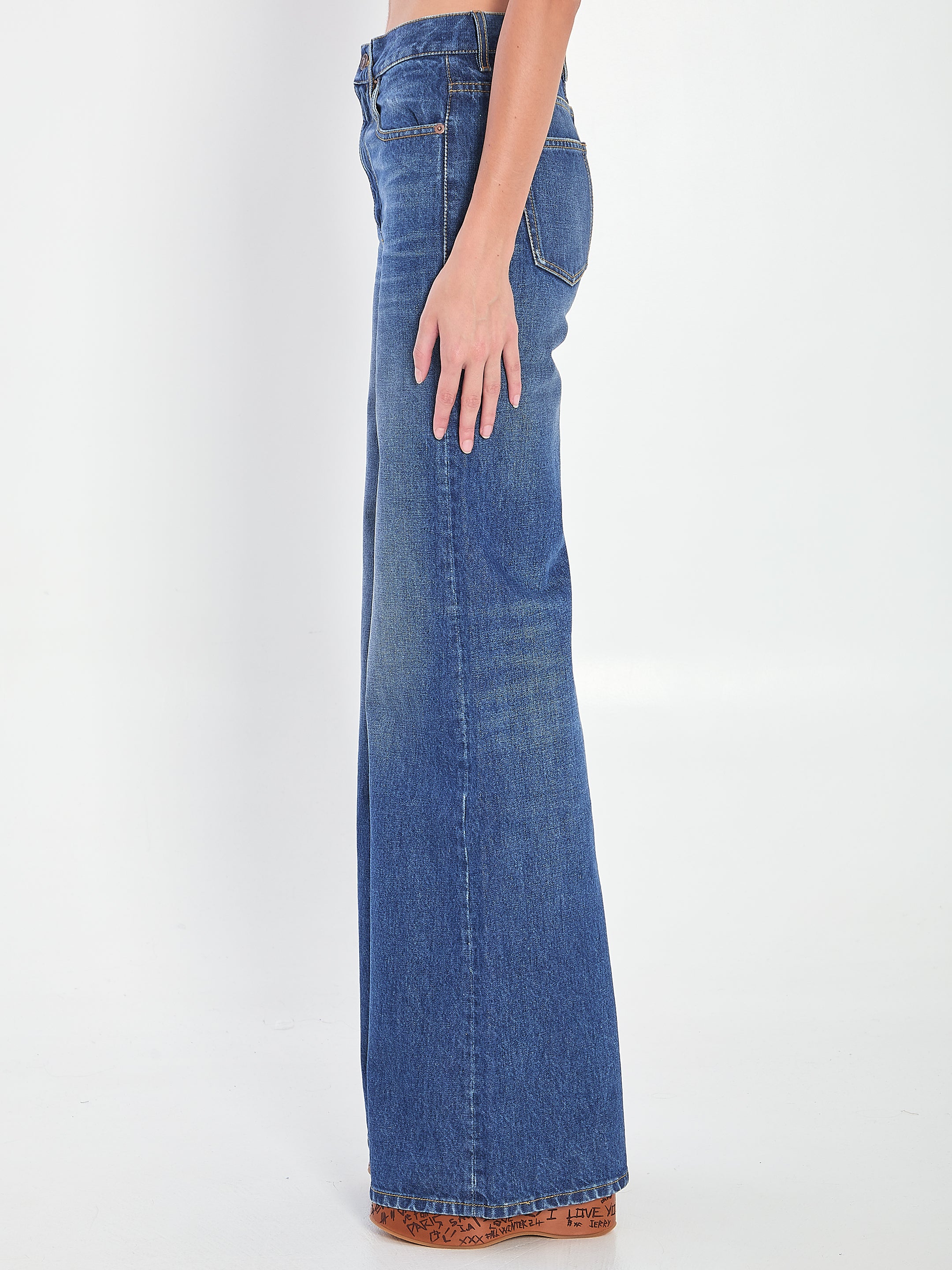 CHLOE 25 wide-leg jeans