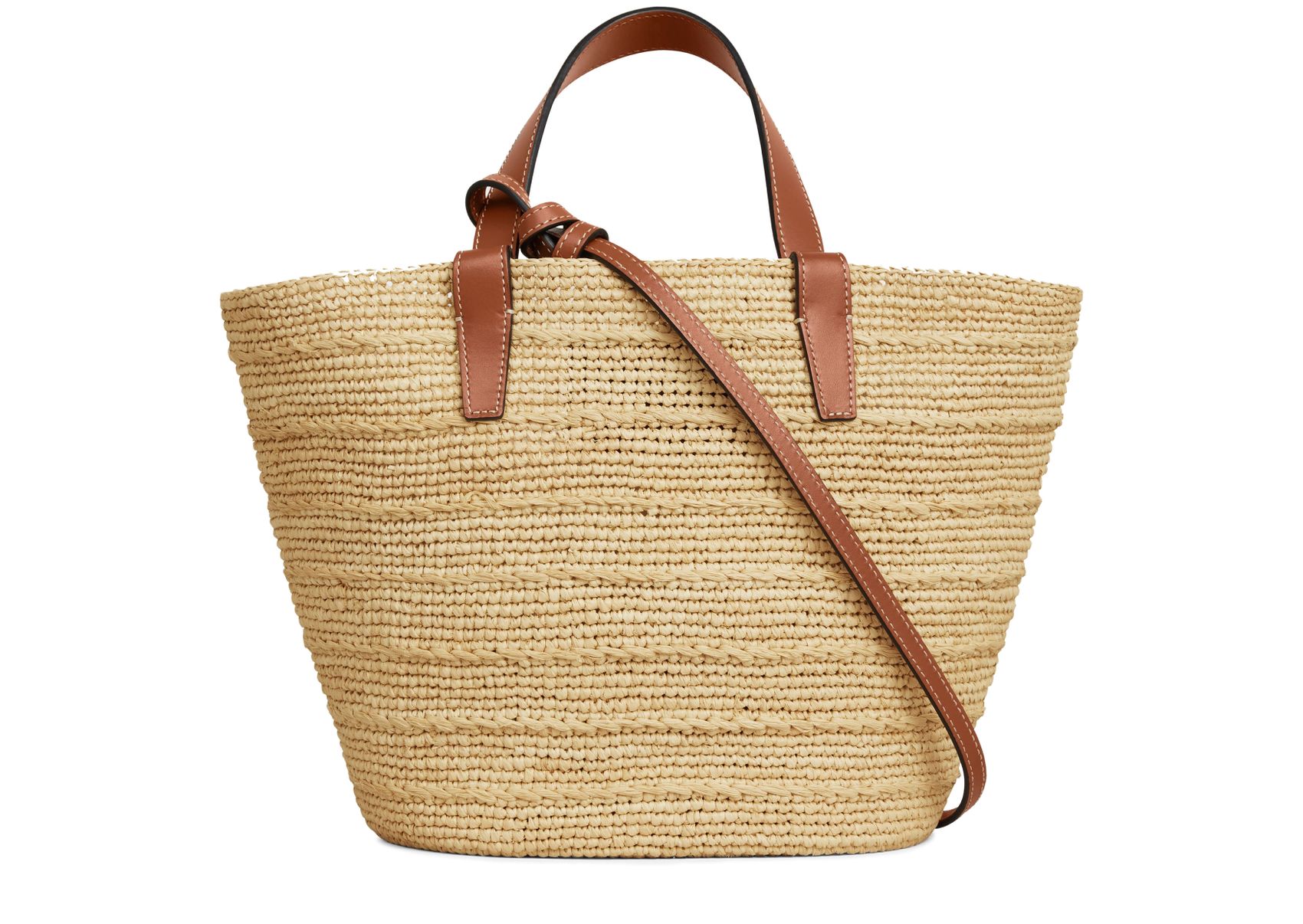Teen Panier Raffia Tote Bag