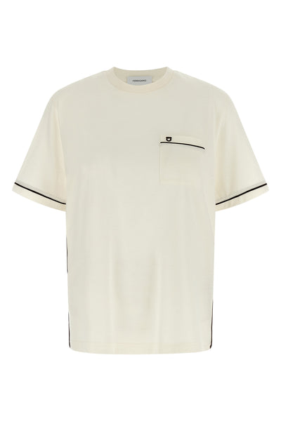 cotton and cashmere yarn jersey t-shirt