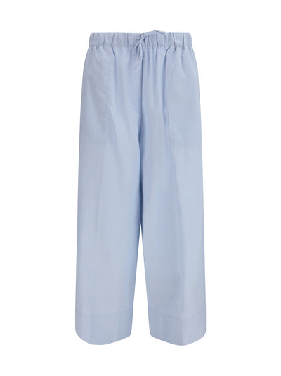 cotton and linen blend palazzo pants