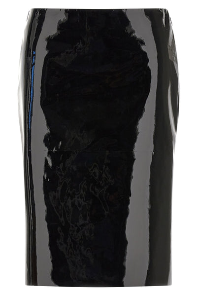 the pencil skirt ferragamo pure lambskin defines the silhouette through rigorous