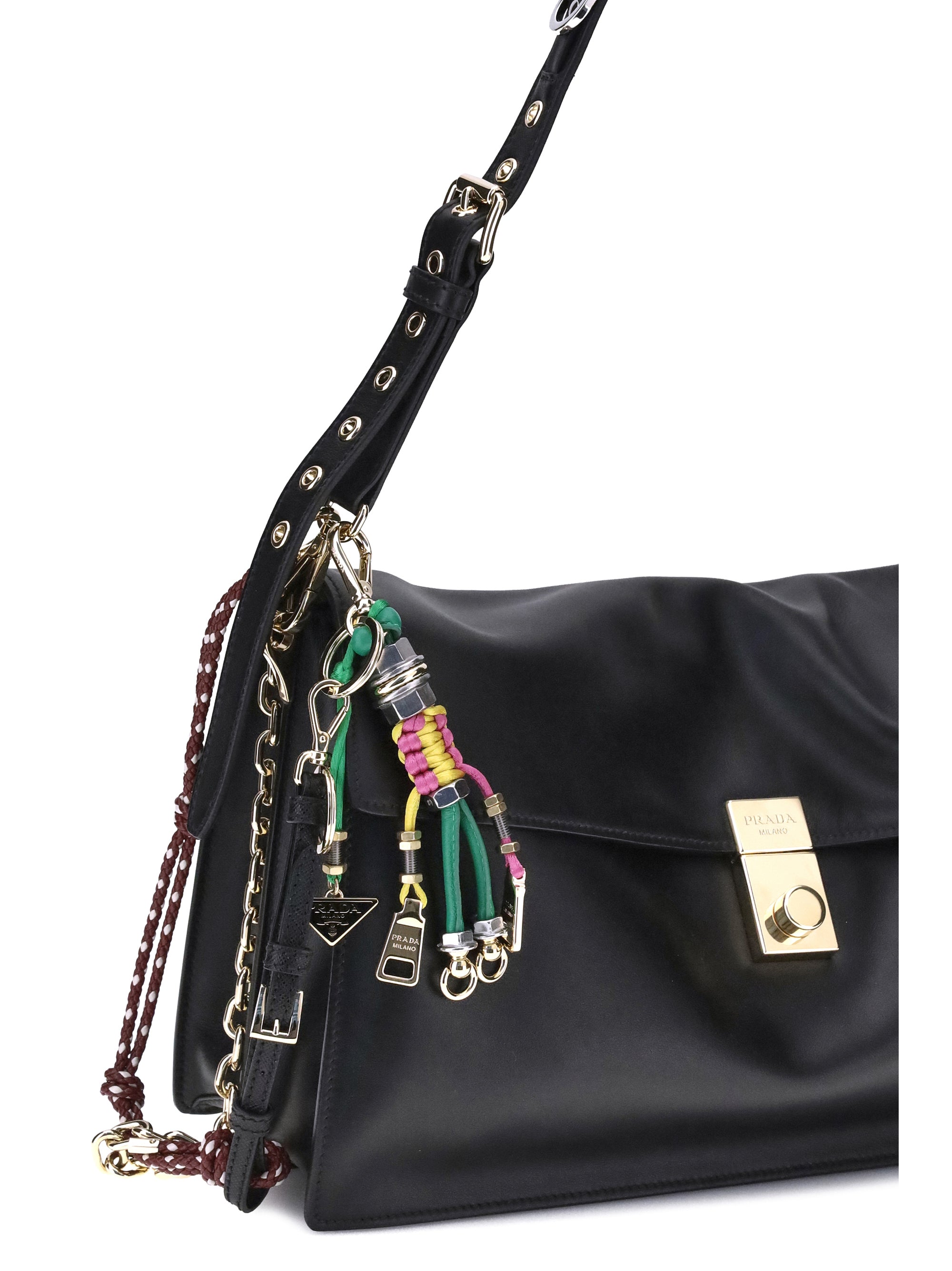 PRADA OS large soft sound shoulder bag