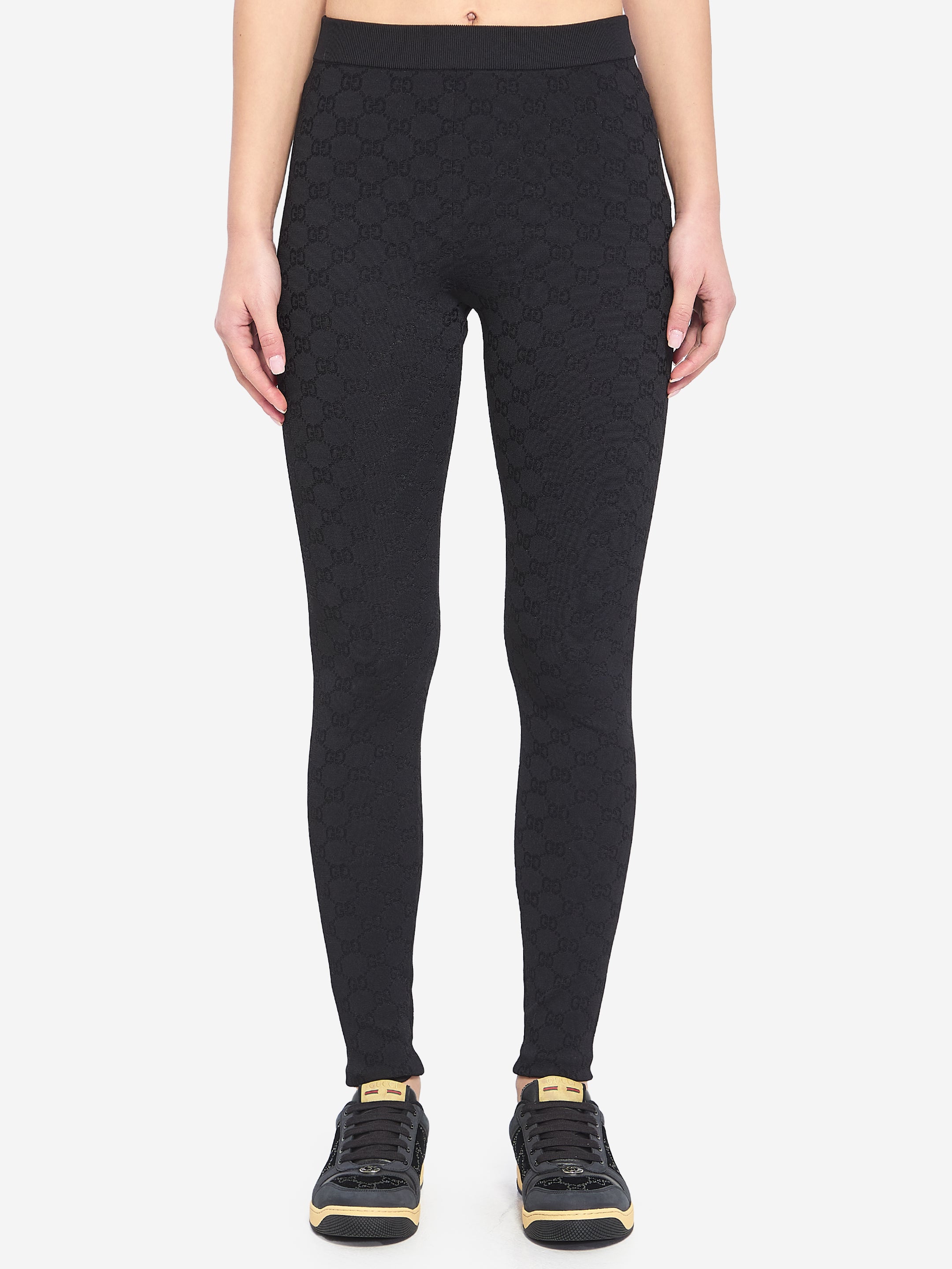 GUCCI S gg embroidery leggings