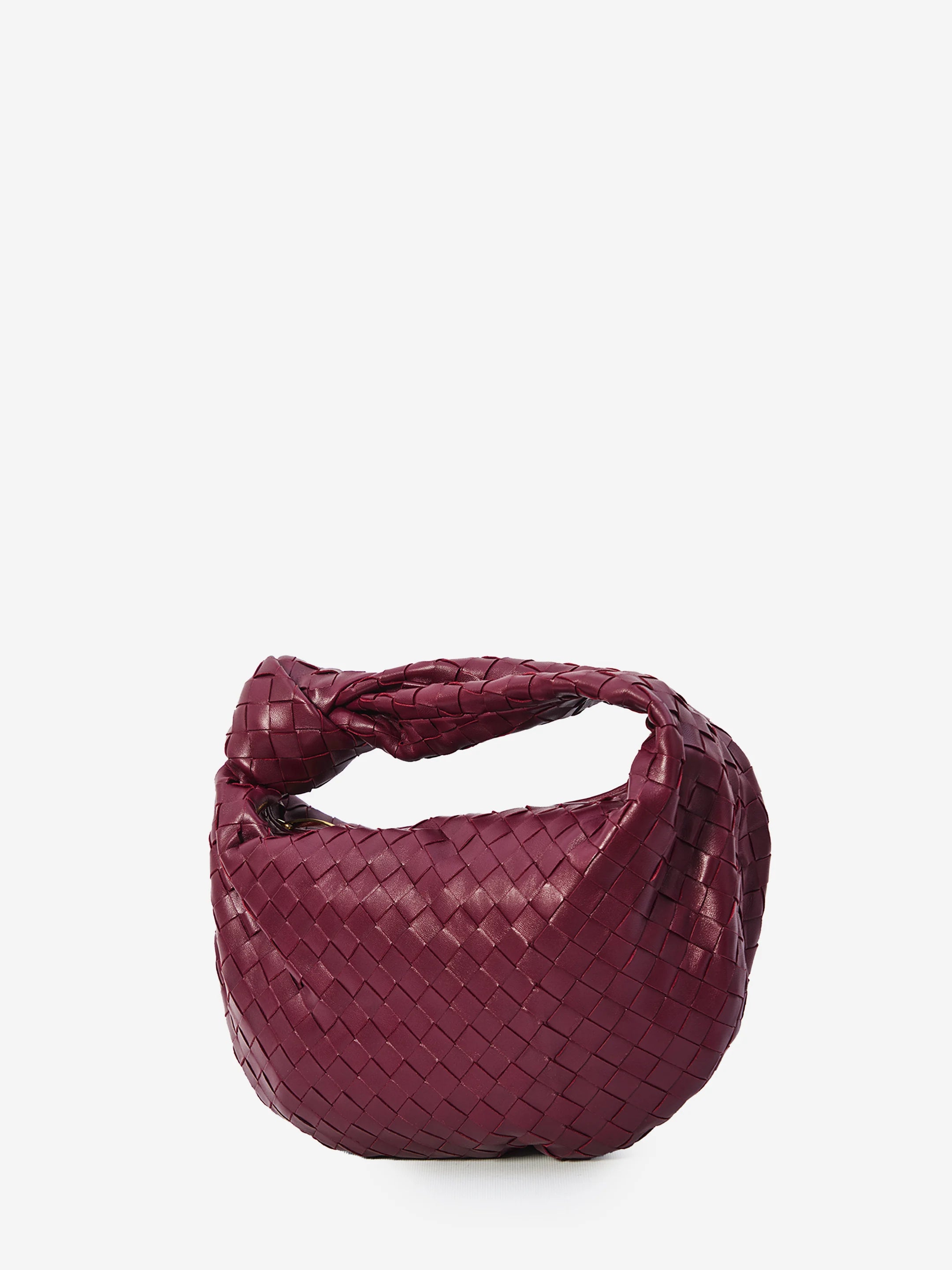 BOTTEGA VENETA OS teen jodie bag in burgundy