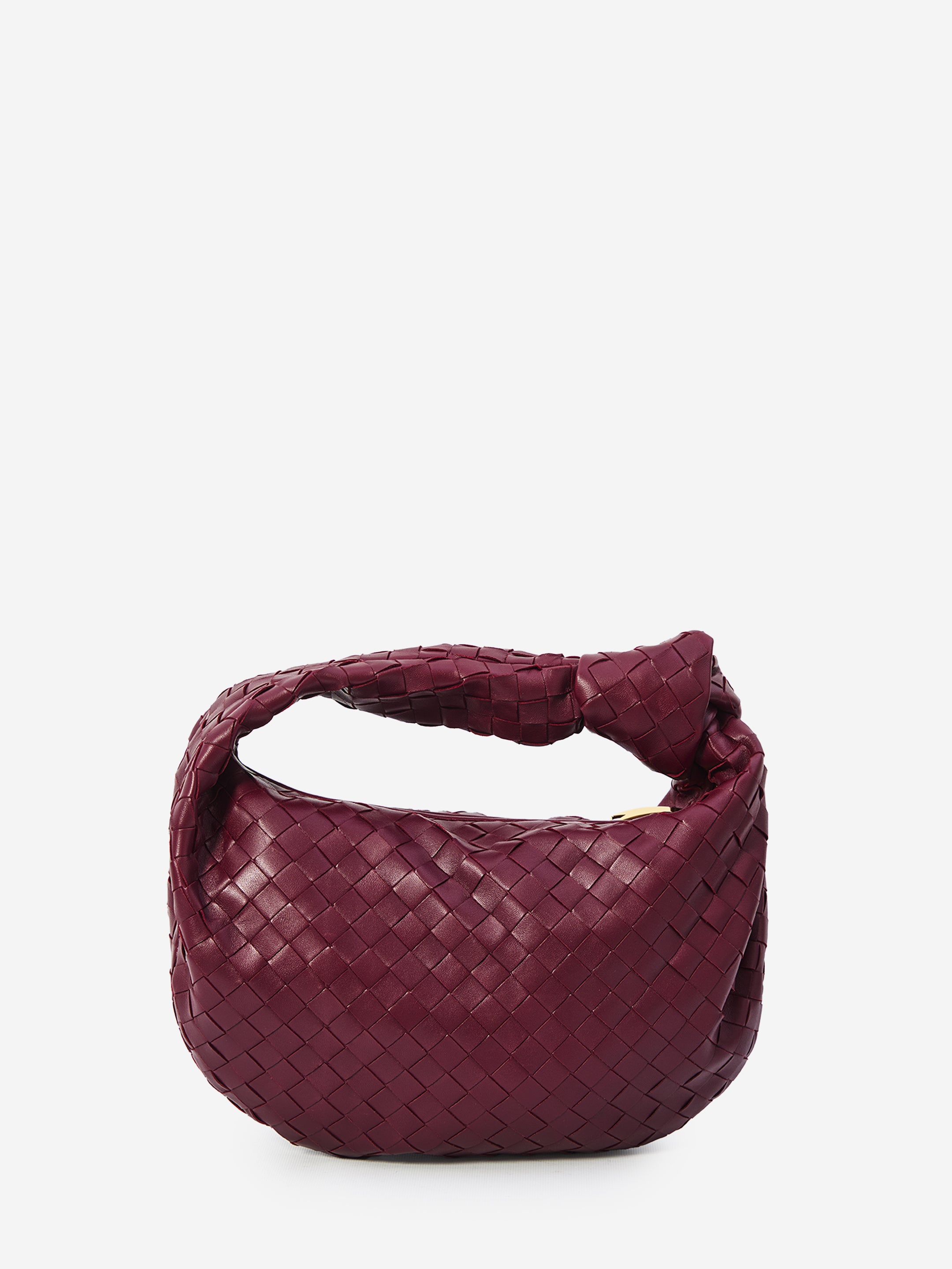 BOTTEGA VENETA OS teen jodie bag in burgundy