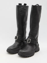 BURBERRY 38 stomp high boots