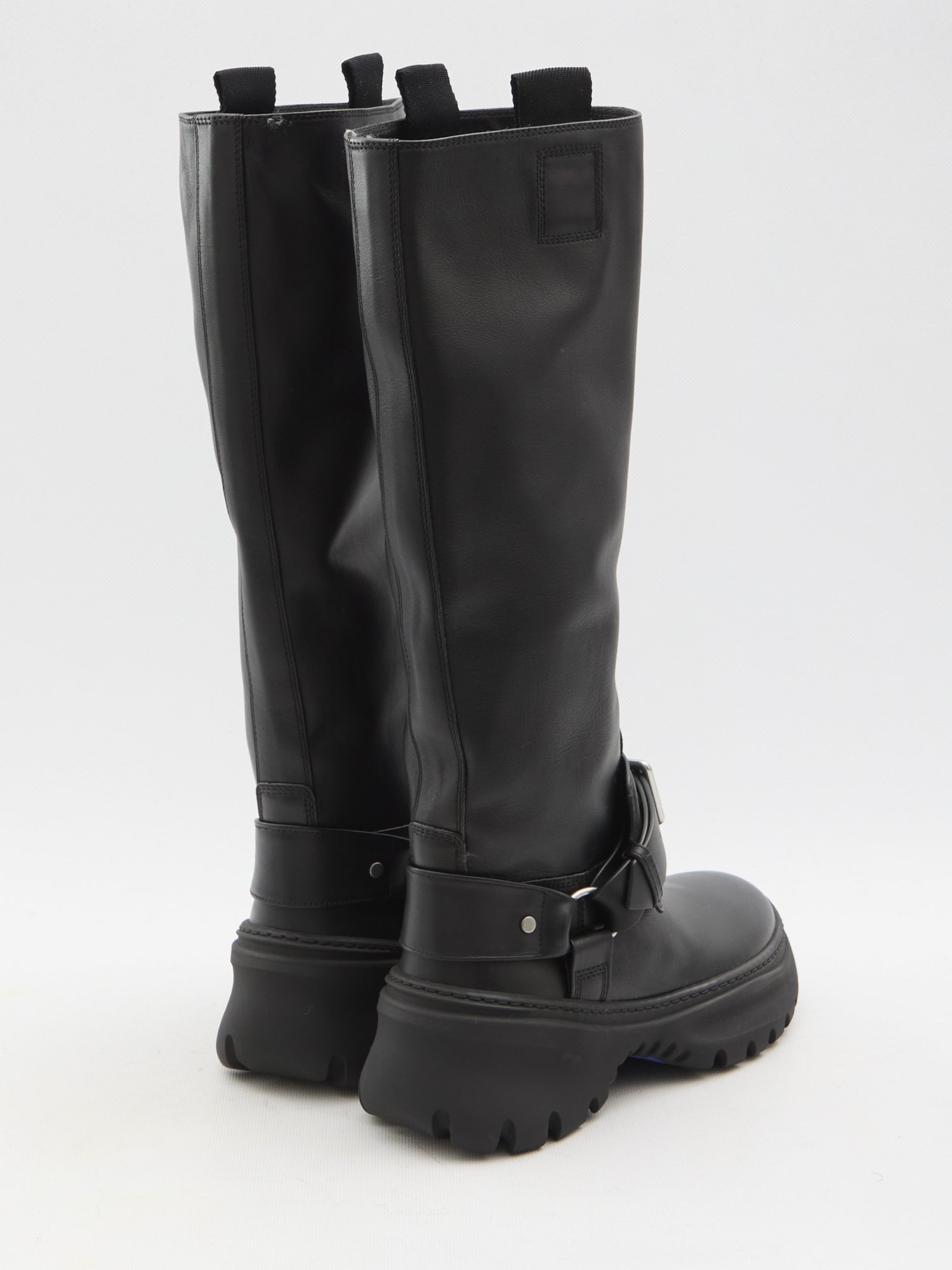 BURBERRY 38 stomp high boots