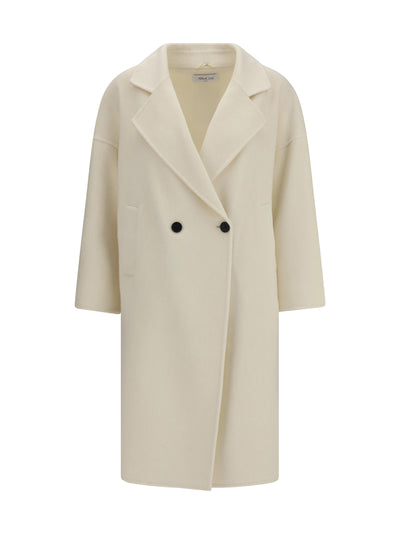 double-breasted long coat