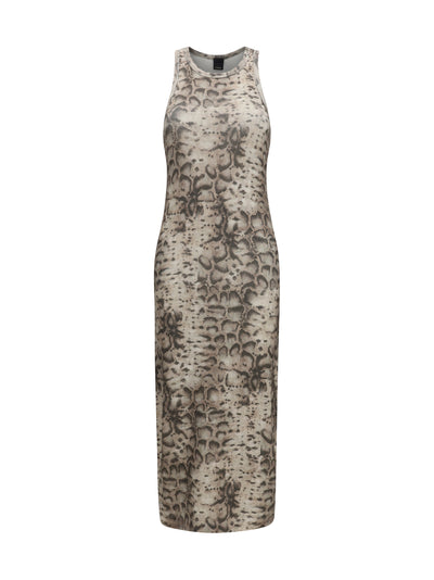 novoli midi animal print dess