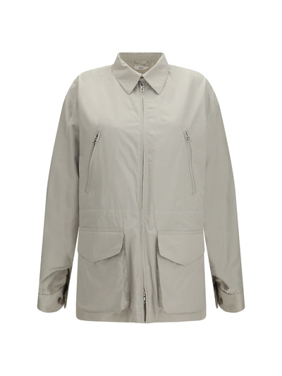 cotton zipped pockets jacket