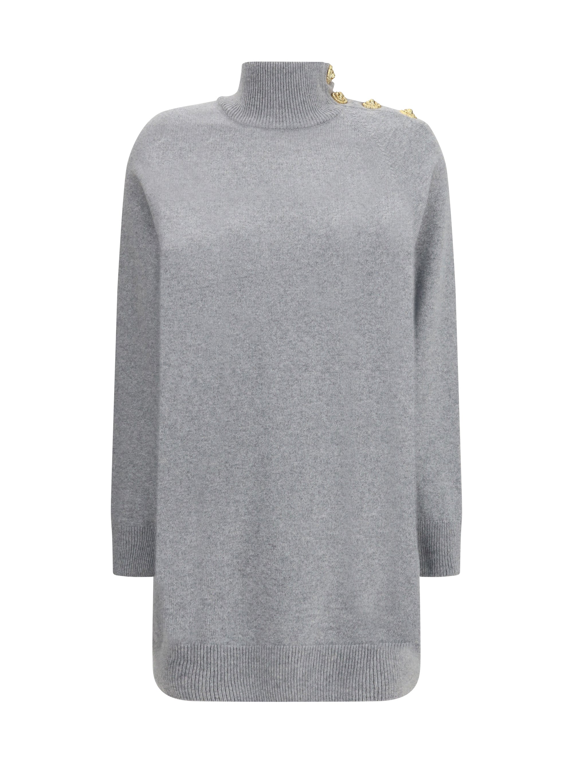 BALMAIN 34 short cashmere sweater dress