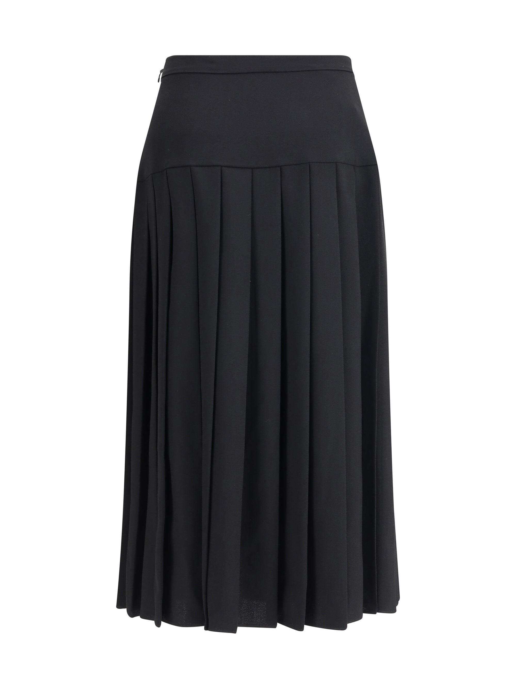 ALESSANDRA RICH 40 pleated midi skirt