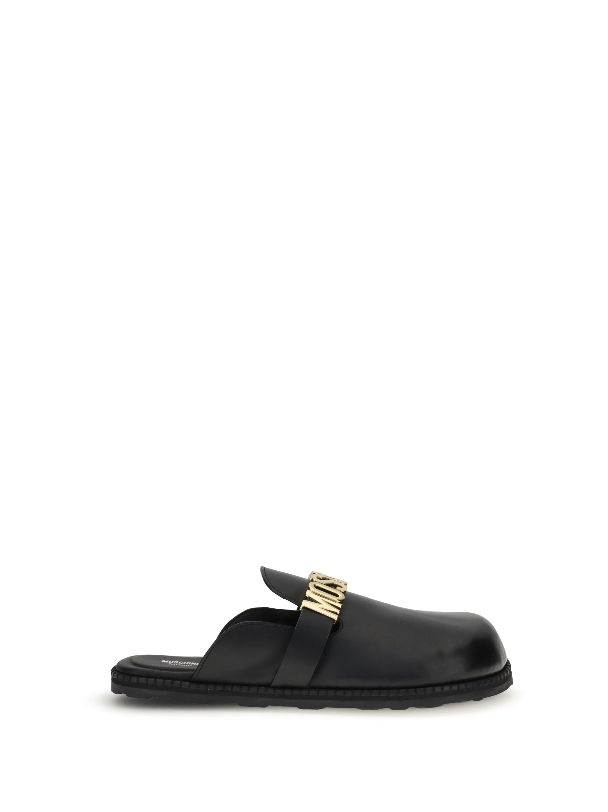 MOSCHINO 40 logo mules