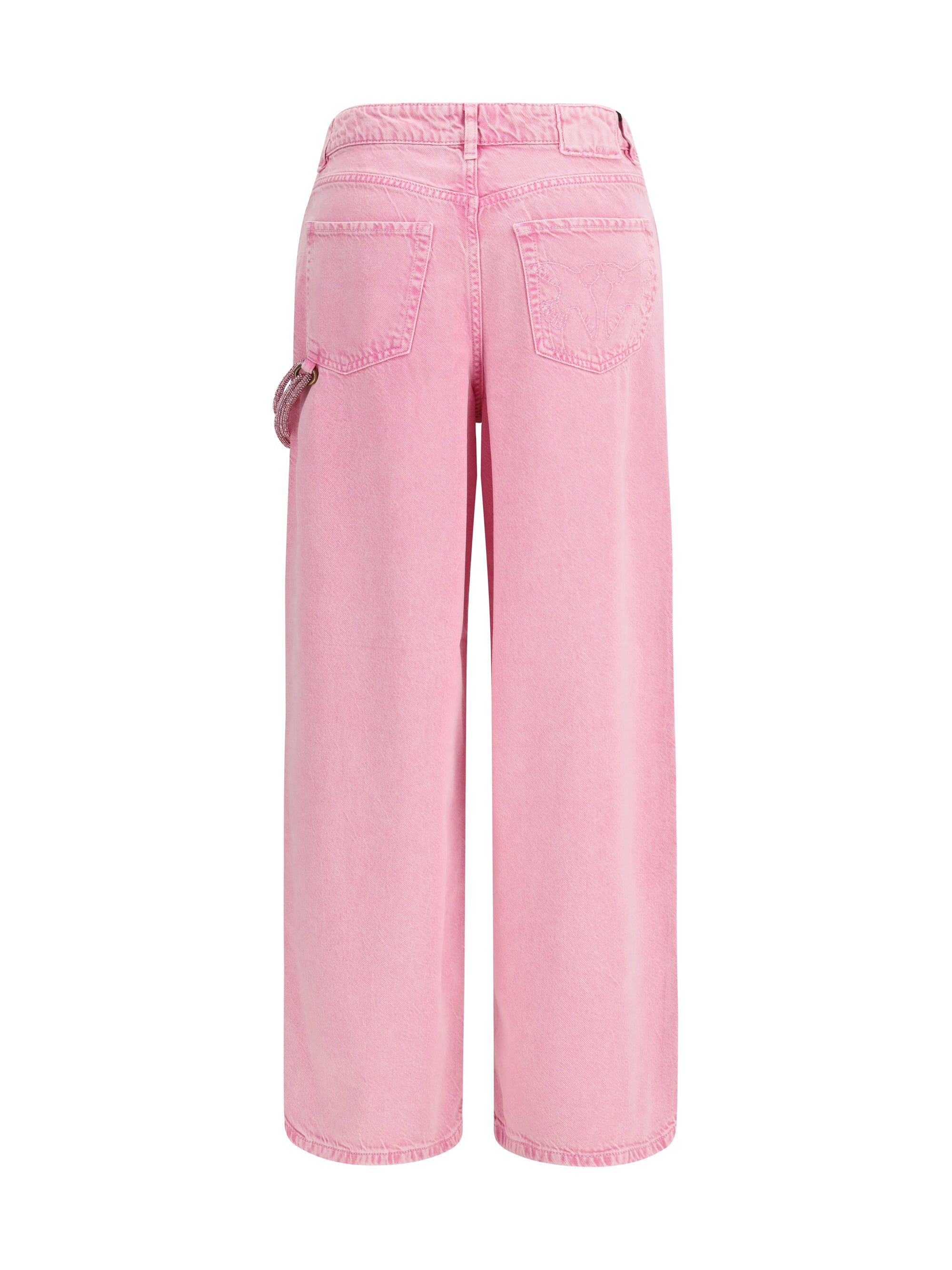 PINKO 25 lauryn jeans with jeweled cord