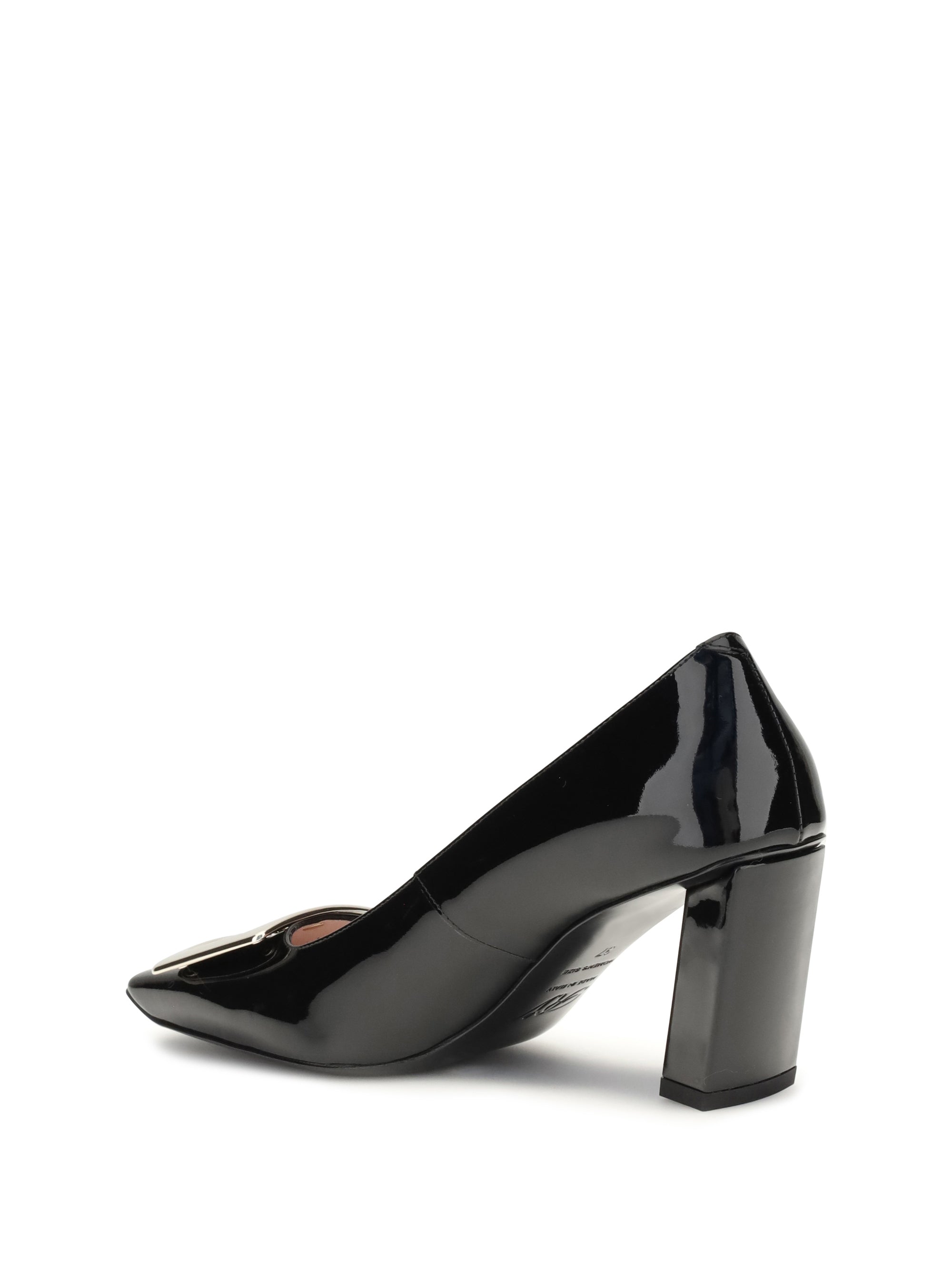 ROGER VIVIER 38.5 patent leather belle vivier pumps