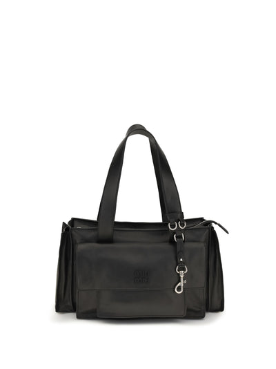 utilitaire leather shoulder bag
