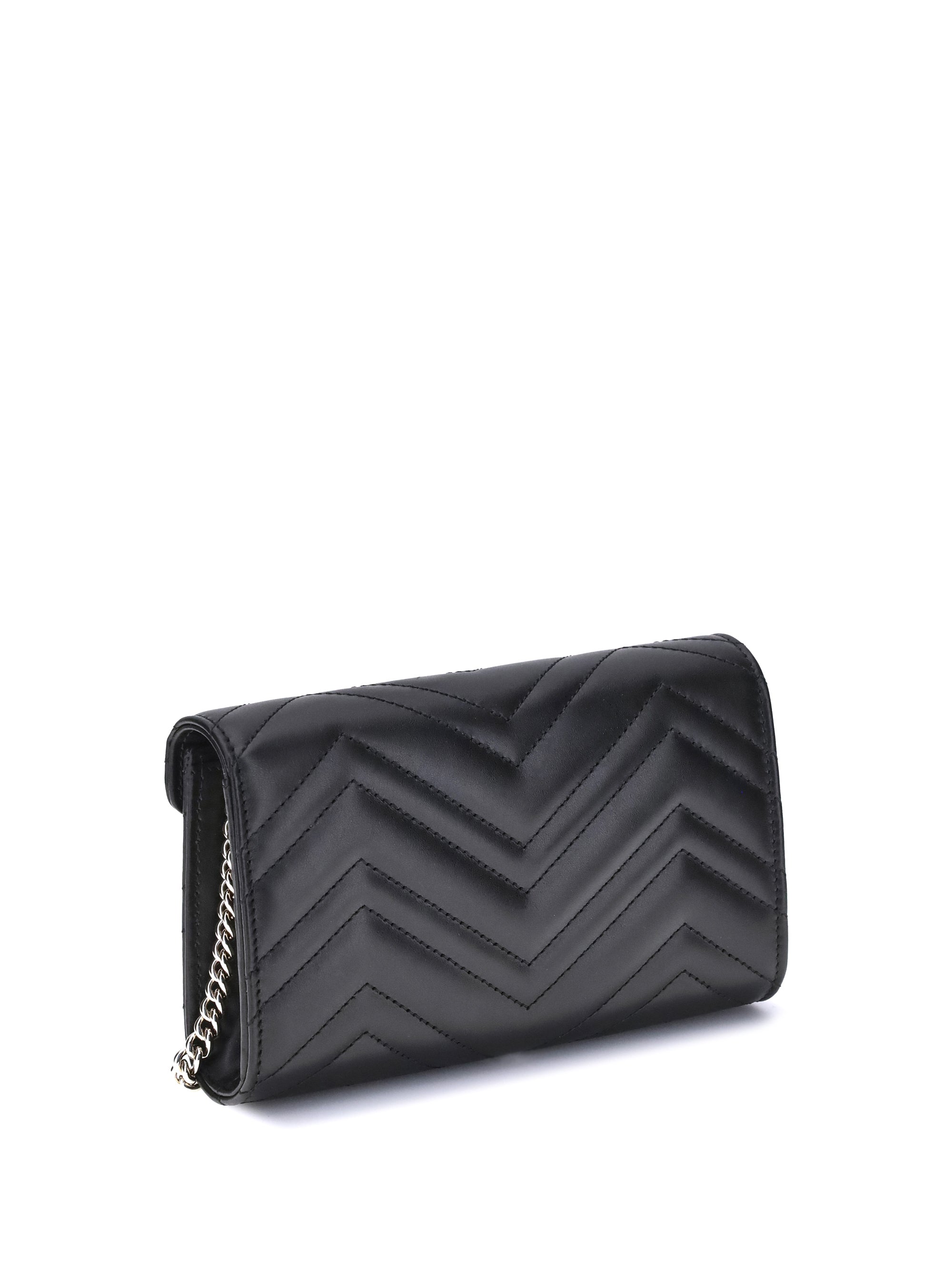 gg marmont wallet with chain