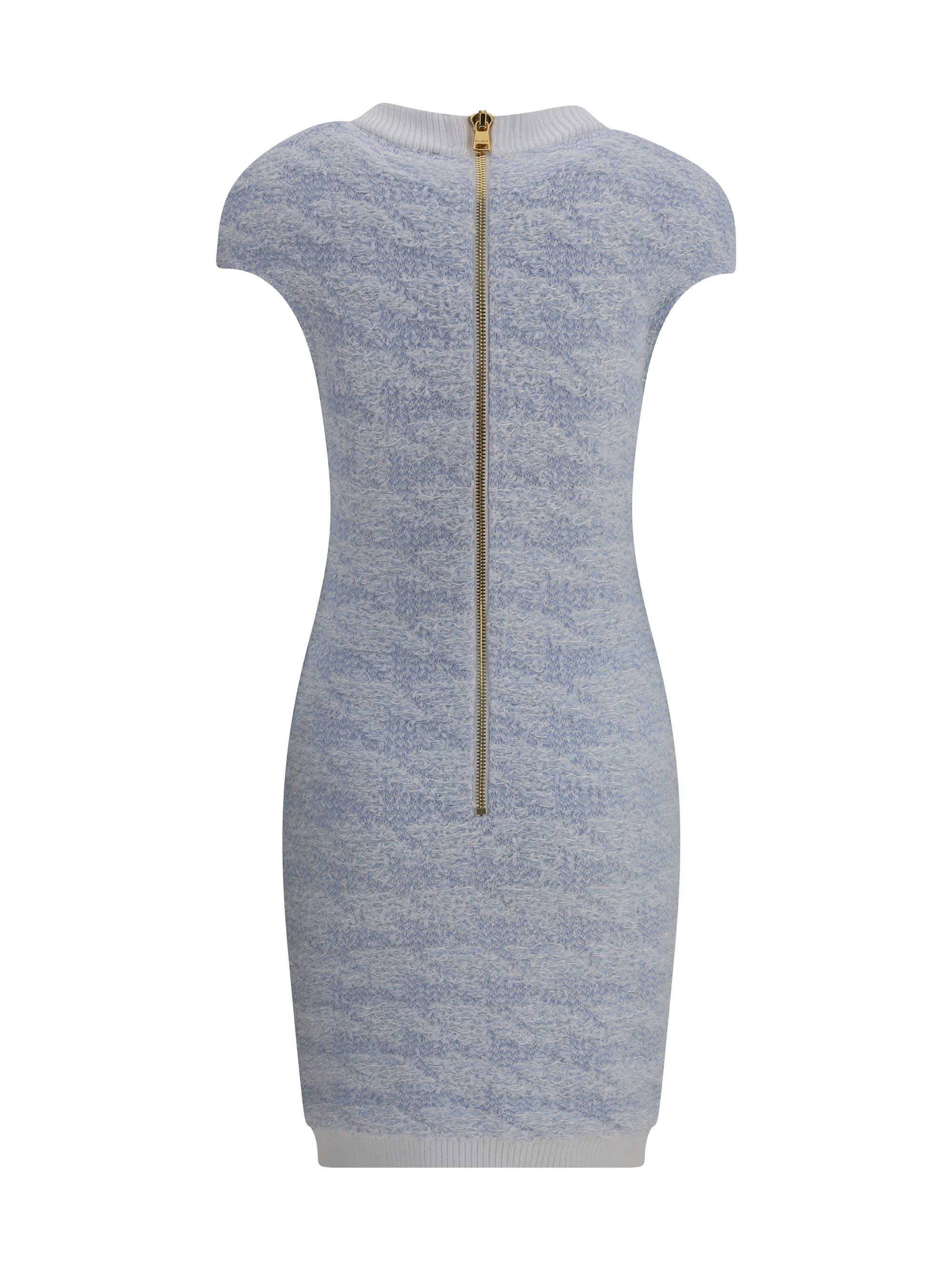 BALMAIN 34 stretch midi dress