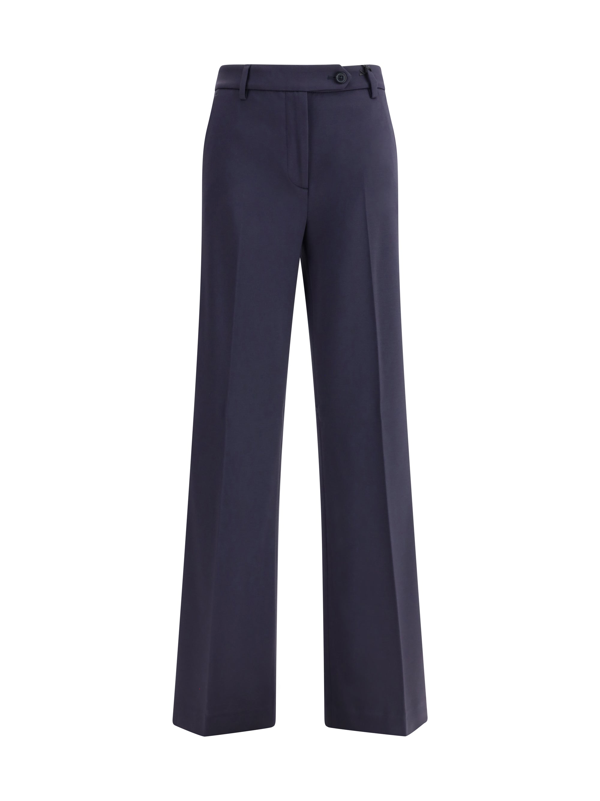 TRUE ROYAL 40 flare bianca pants