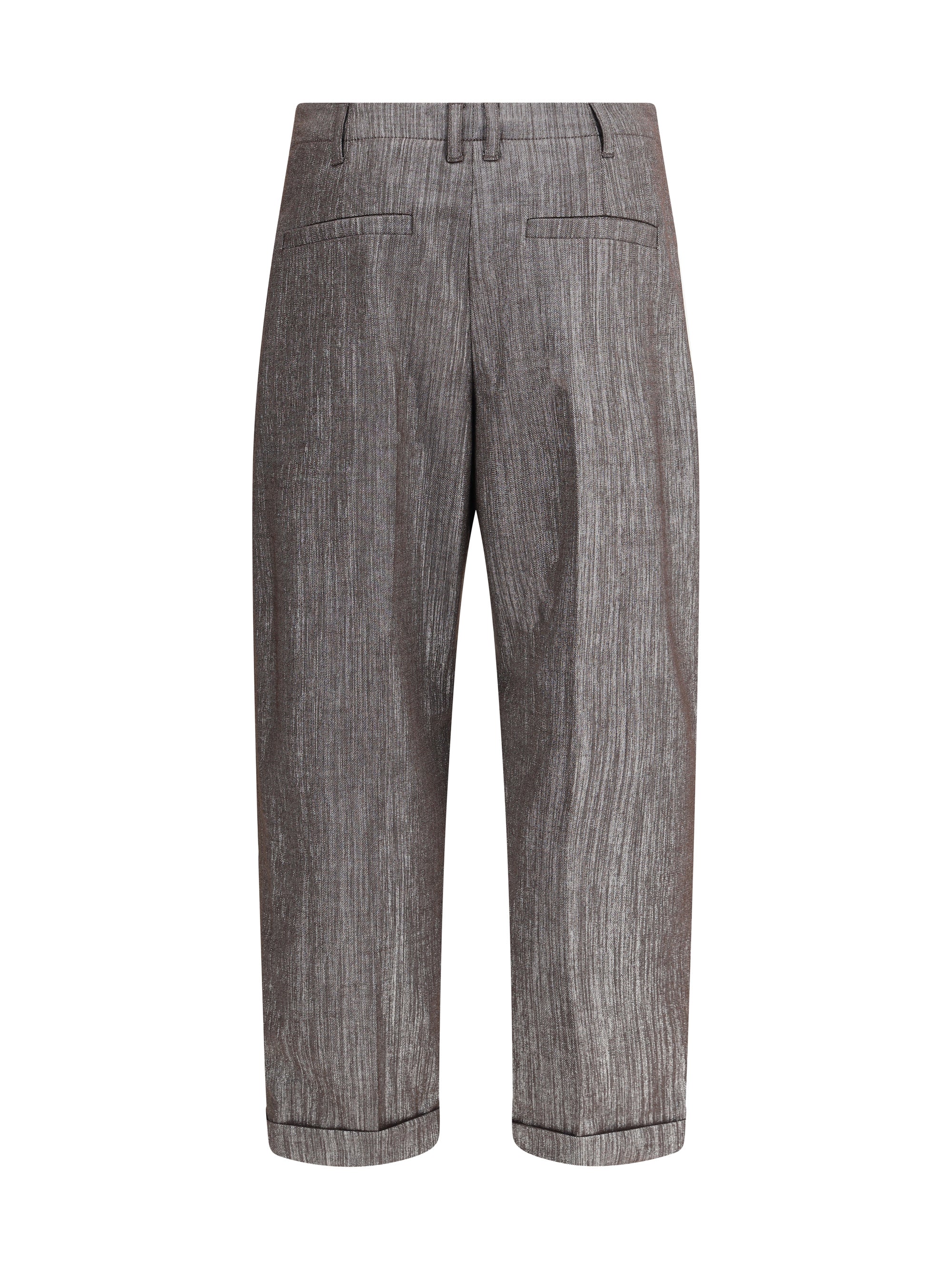 BRUNELLO CUCINELLI 40 lurex effect pants