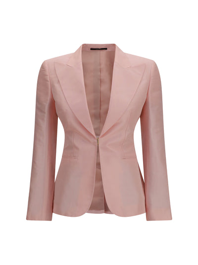 silk faille jacket