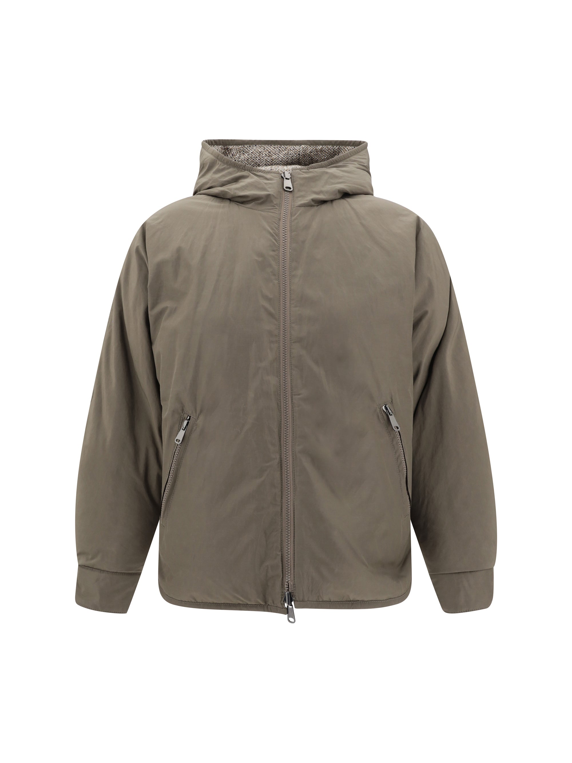 BRUNELLO CUCINELLI 44 reversible down jacket