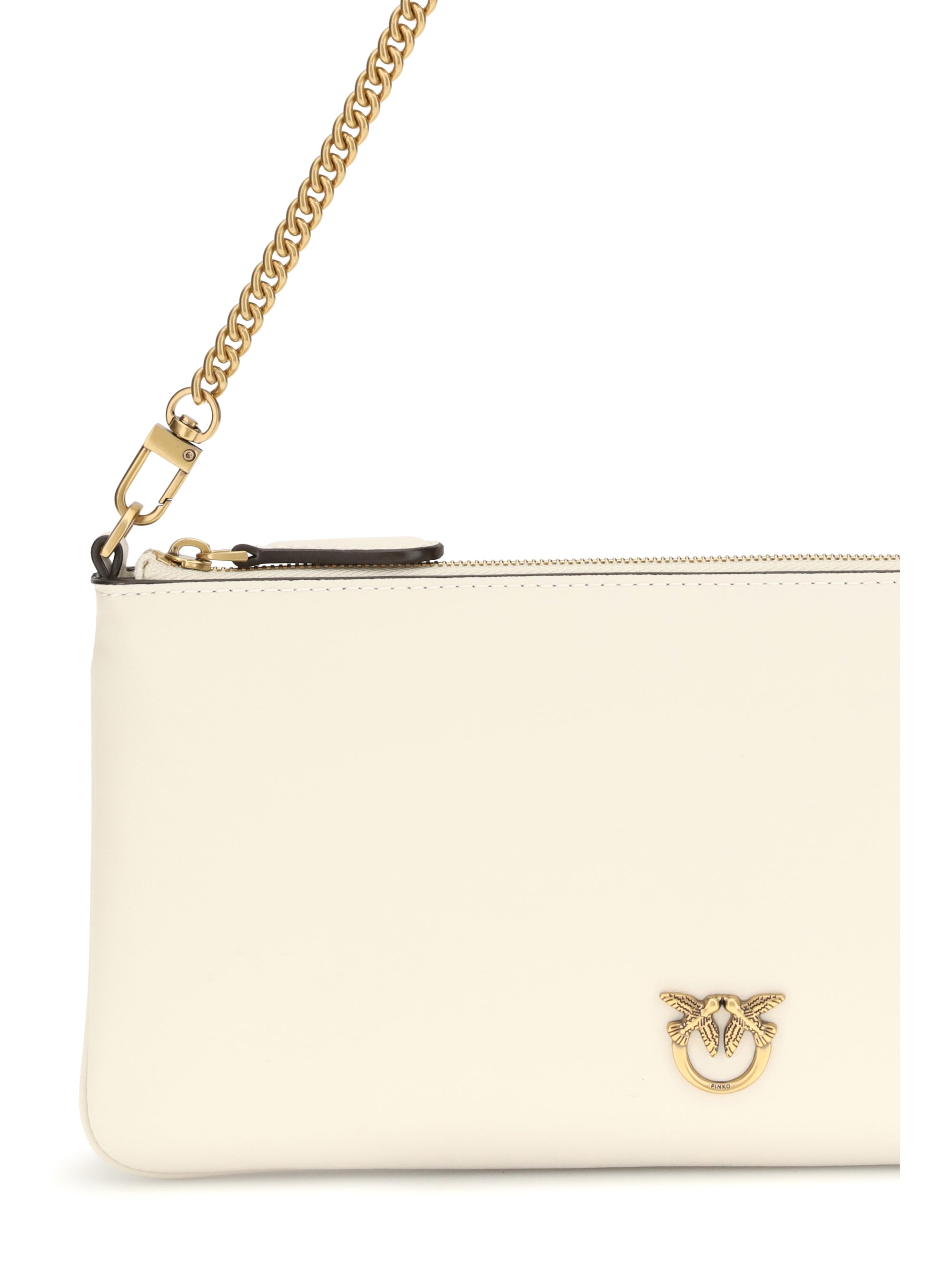 PINKO OS leather shoulder bag