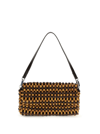 timmy shoulder bag multi wood beads