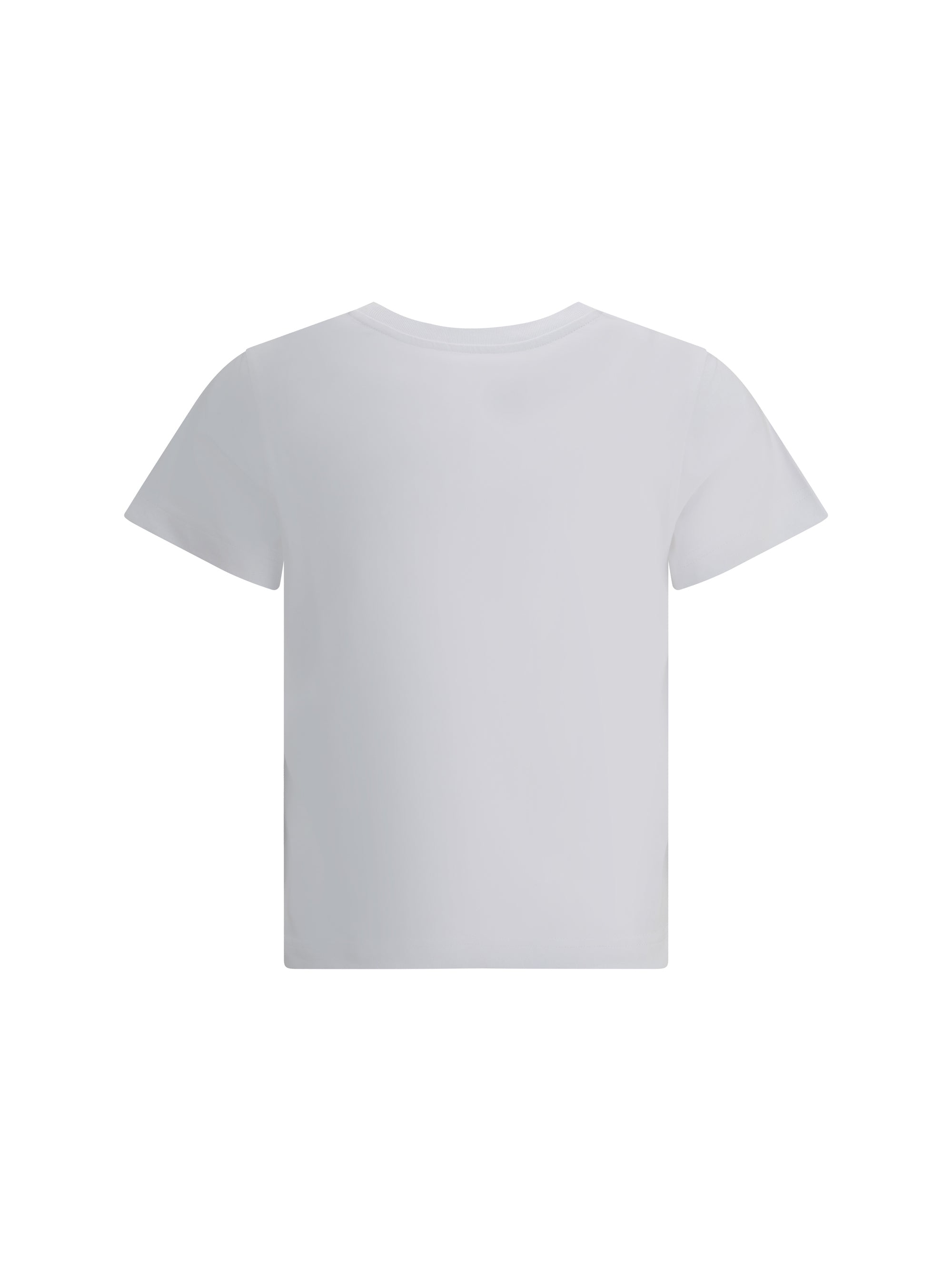 MONCLER XS logo crop t-shirt