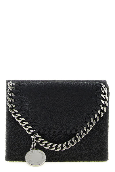 falabella wallet in matt shaggy deer