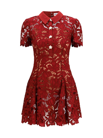 short lace dress