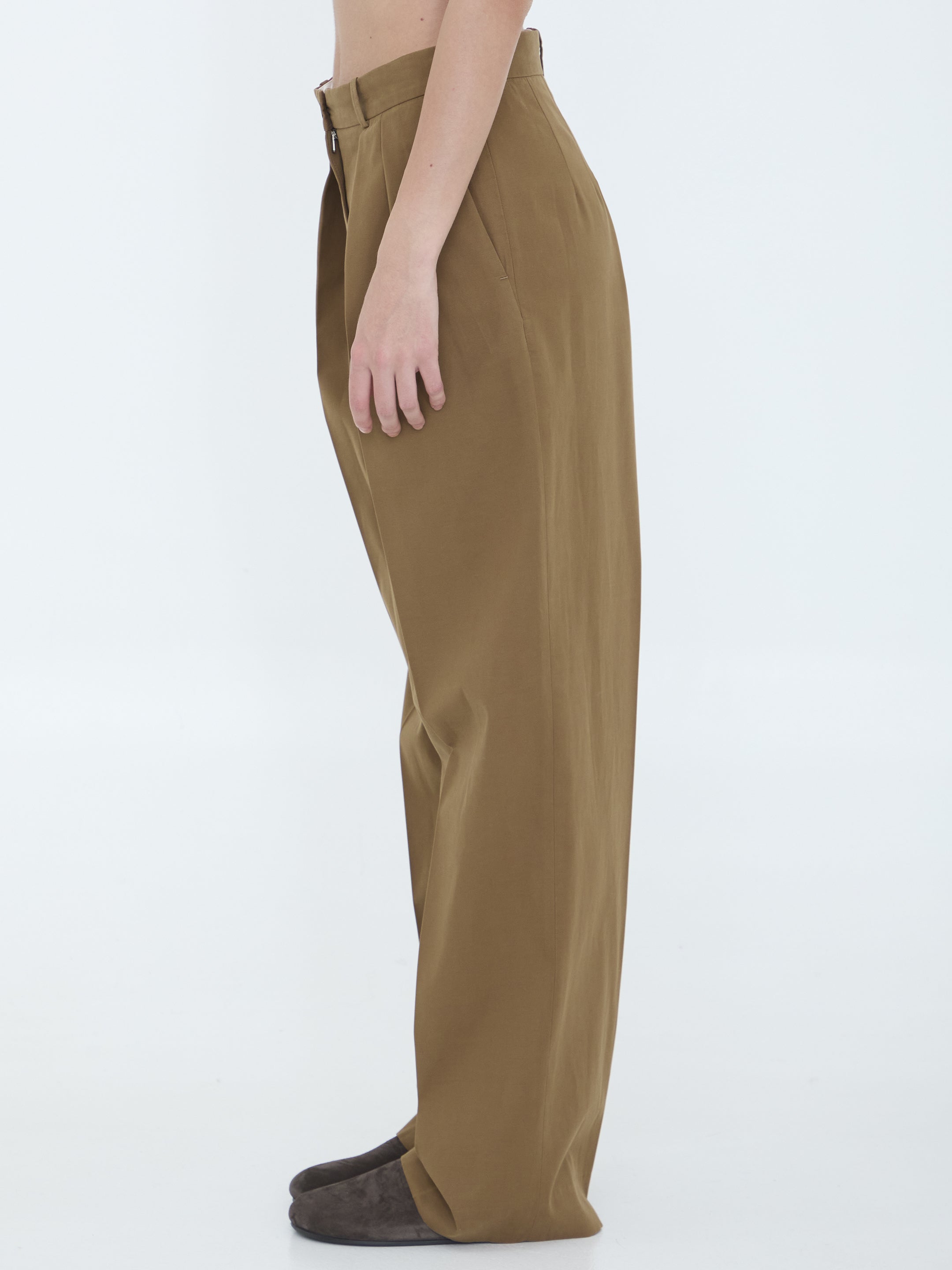 THE ROW 2 igor trousers in cotton and cashmere