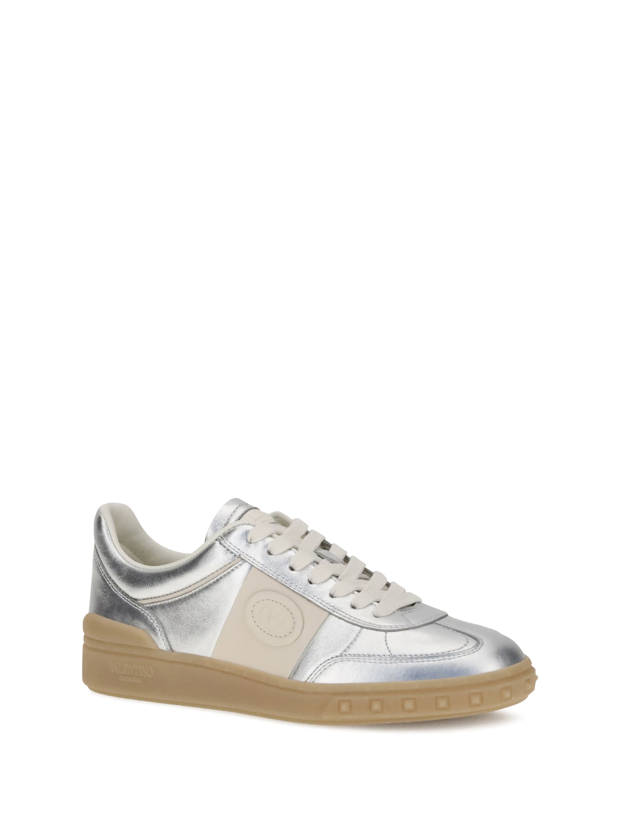 VALENTINO GARAVANI 36 laminated leather upvillage sneakers
