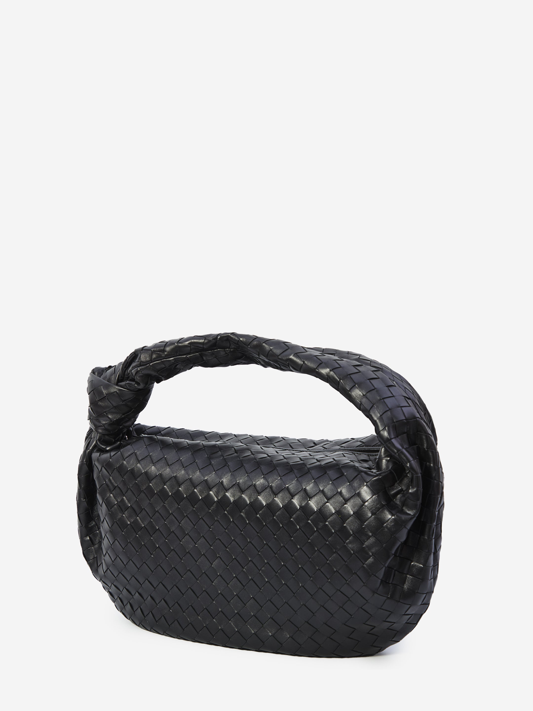 BOTTEGA VENETA OS medium jodfie bag in black