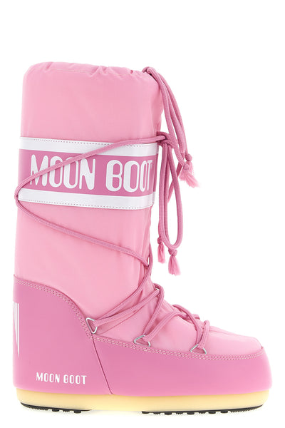 icon water-repellent nylon and pvc boots
