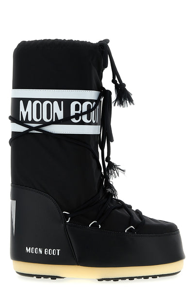 icon water-repellent nylon and pvc boots