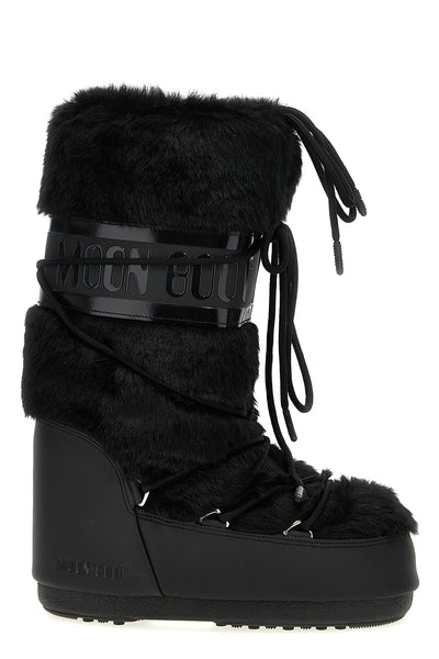 icon faux fur eco-fur boots