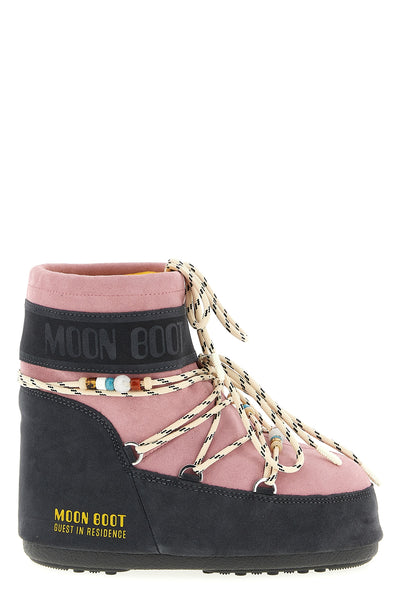 moon boot x guest in residence ankle boots in suede icon low ambidextrous mode