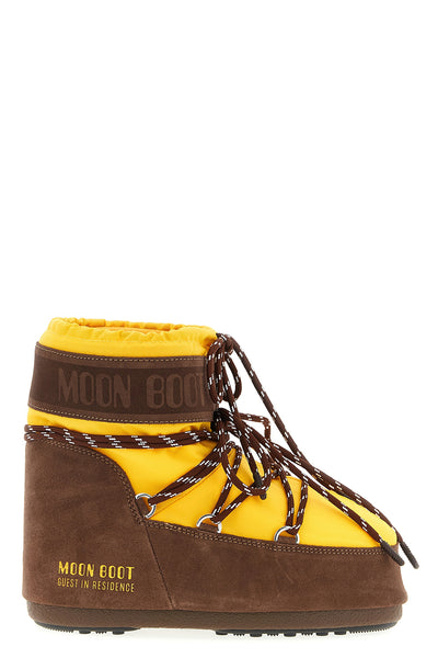 moon boot x guest in residence icon low ankle boots in nylon and suede