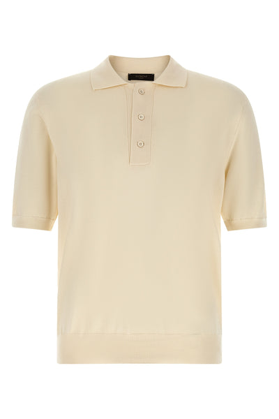 cotton knit polo shirt