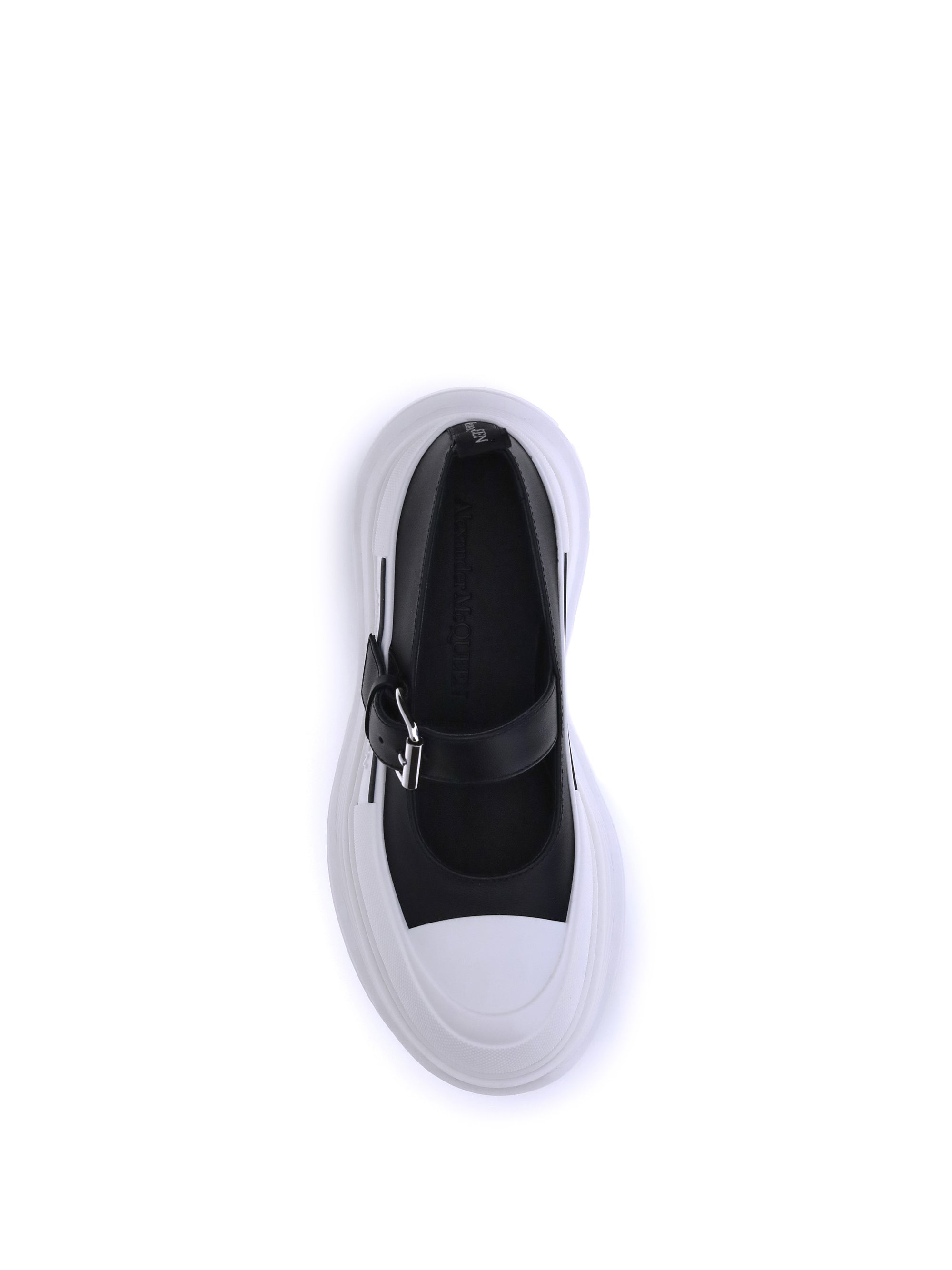ALEXANDER MCQUEEN 36 leather and rubber sneakers