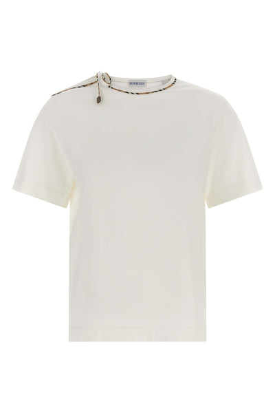 burberry frankie bow t-shirt redefines everyday luxury through meticulous deta