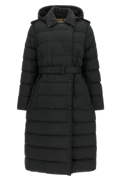 the burberry kent long down jacket redefines outerwear through a rigorous tailor
