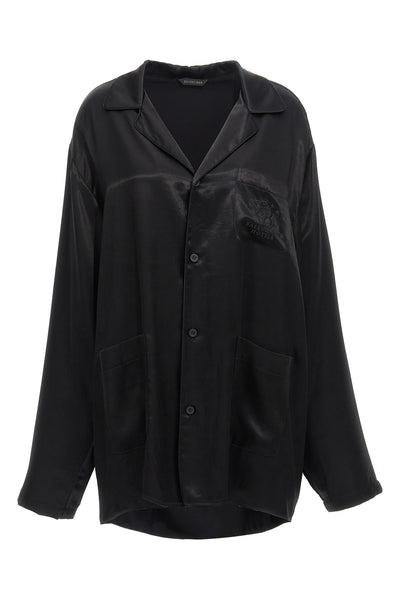 viscose and cupro blend shirt
