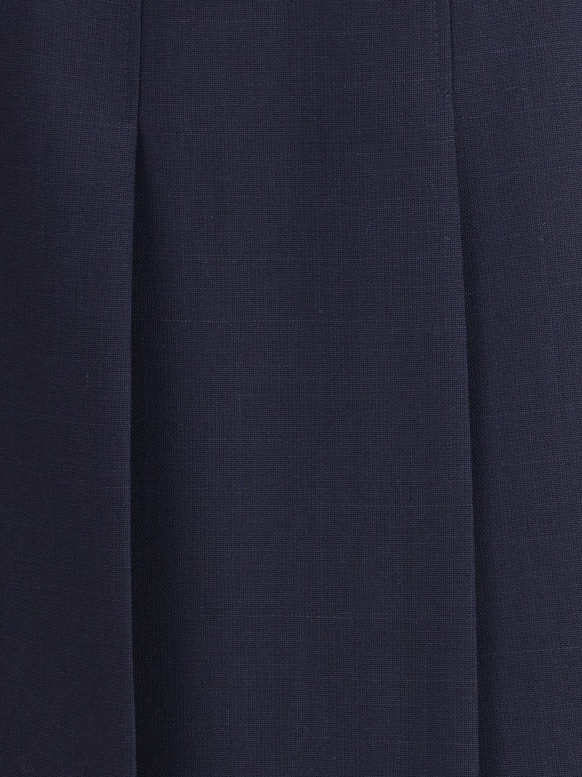 PRADA 44 virgin wool midi skirt