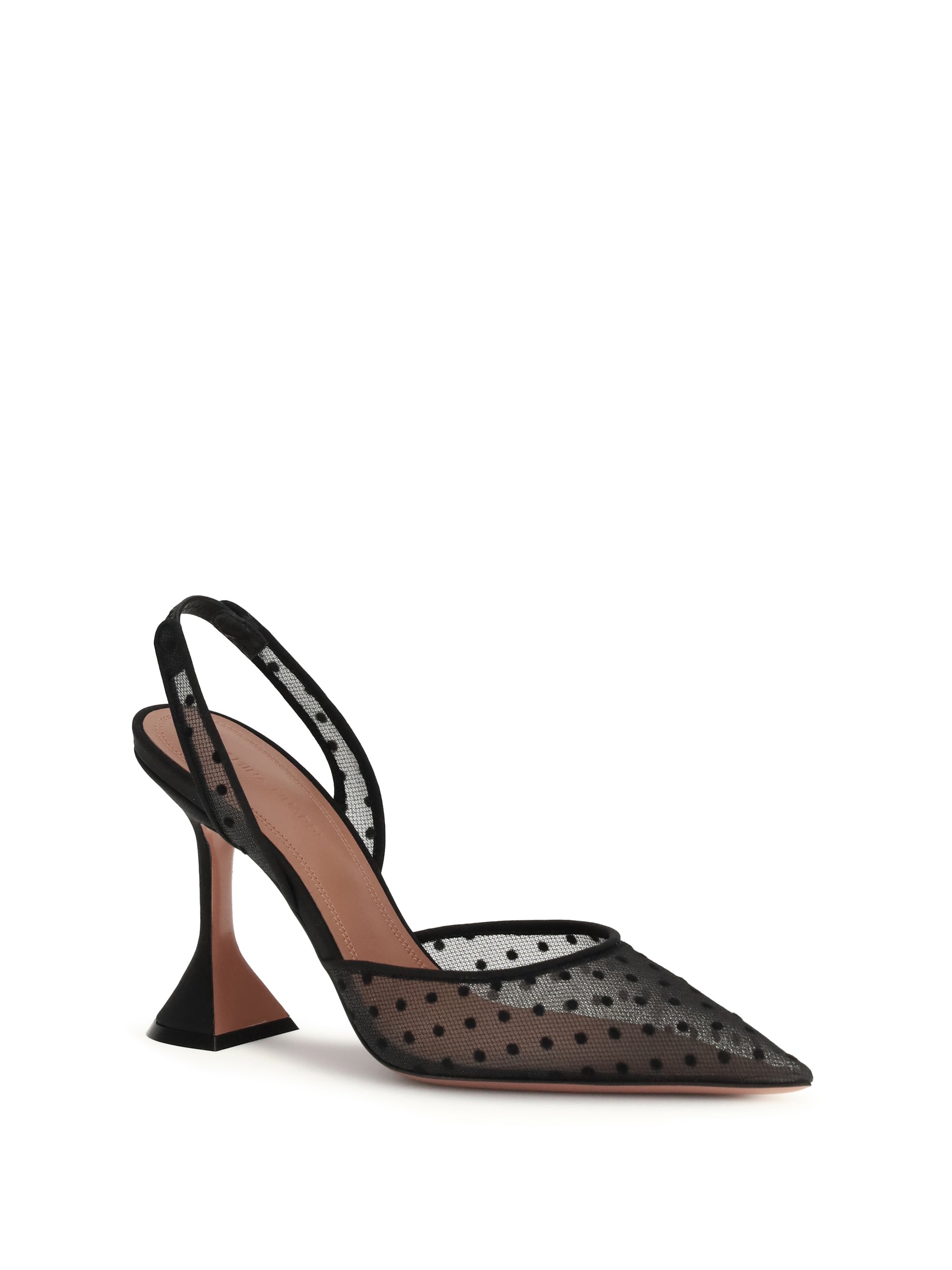 AMINA MUADDI 36 polka dot holli pumps