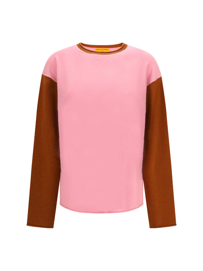 baseball oversized crew sweater