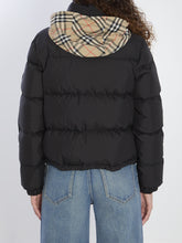 BURBERRY S puffer jacket with concealed hood