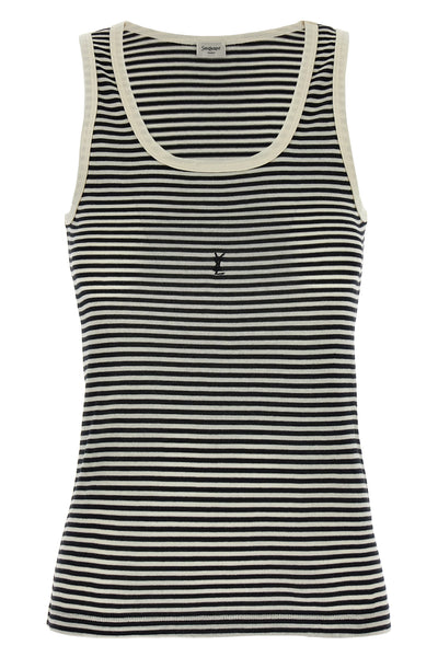 striped cotton tank top